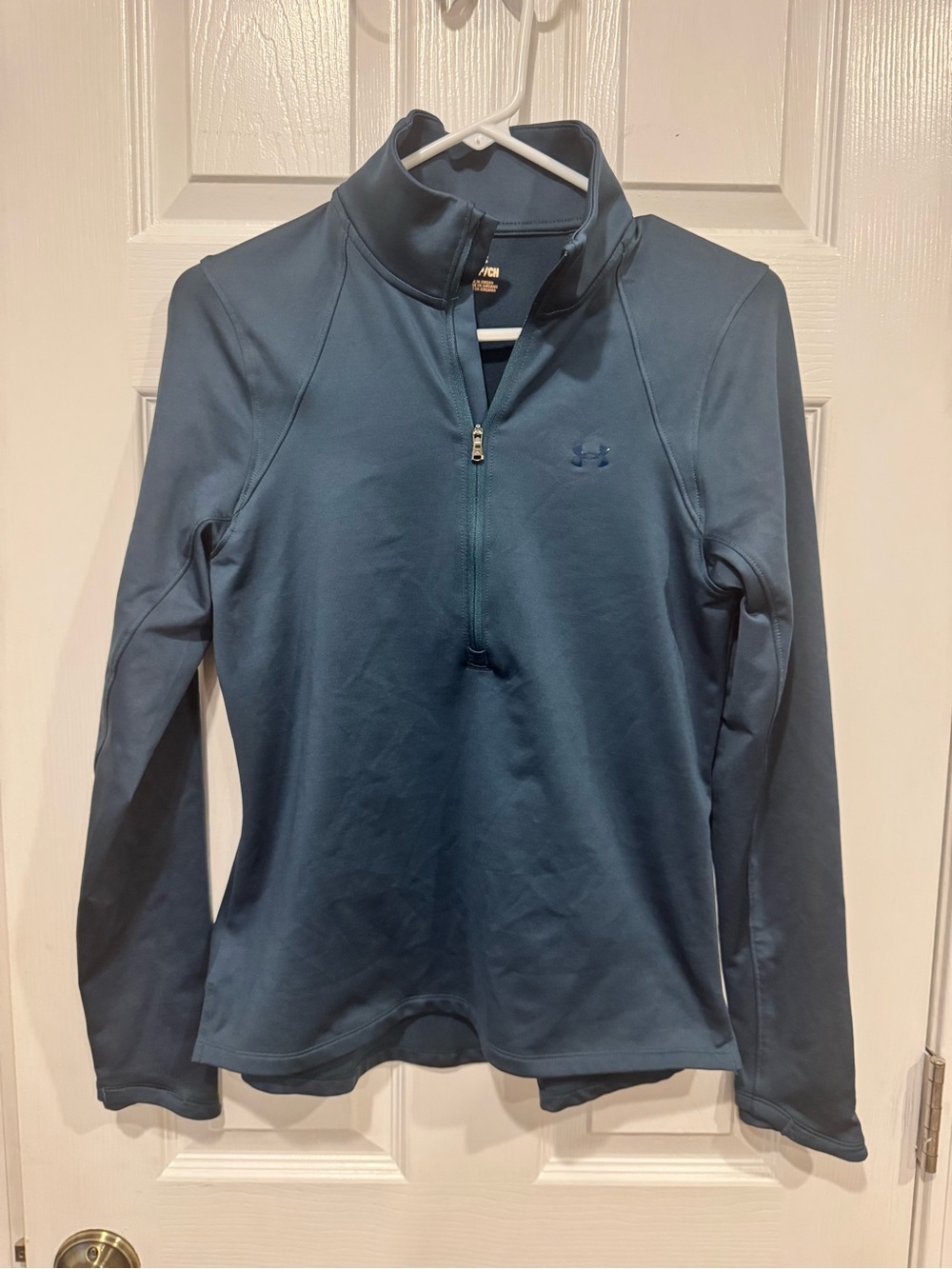 Under Armour Women's Slate Blue Half-Zip Athletic Pullover
